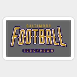 Baltimore Football Team Sticker